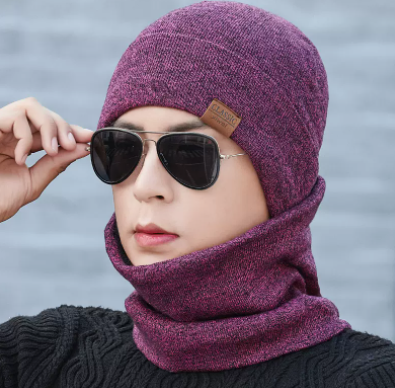 Gorro de Lana Grueso Tejido con Forro Polar para Hombre - Image 22
