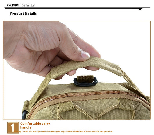 Bolsa Mensajera Táctica Impermeable en Tela Oxford con Camuflaje - Image 38