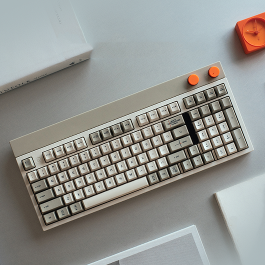 Teclado Mecánico Inalámbrico Retro con Bluetooth