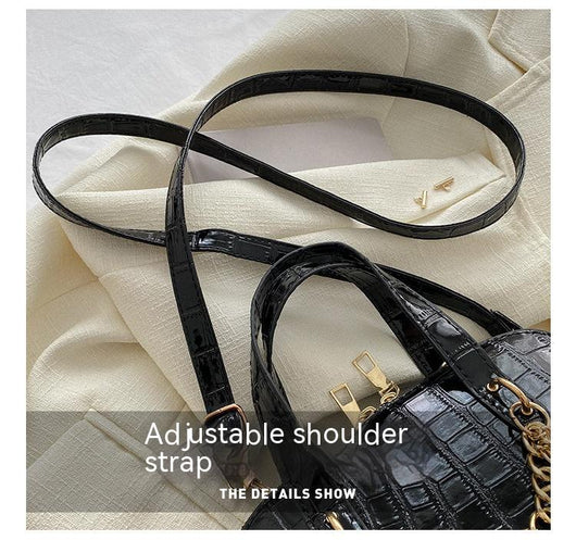 Bolso de Hombro con Patrón de Piedra y Cadena Personalizada - Image 21