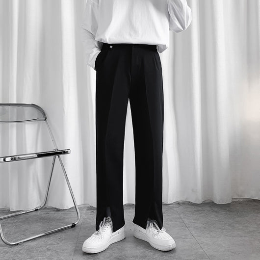 Pantalones Holgados Rectos de 9 Puntos para Niños