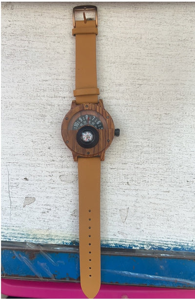 Reloj Deportivo con Brújula y Madera - Multifunción para Aventureros - Image 12