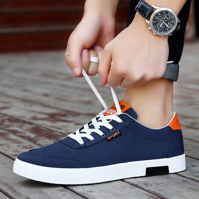 Zapatos de Lona Versátiles para Hombre - Casual y Cómodo - Image 3
