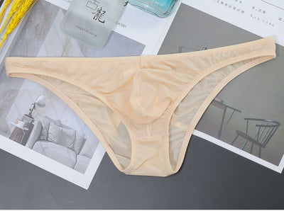Bóxer Transparente Hombre Cintura Baja Seda Hielo Ultrafino Tanga - Image 25