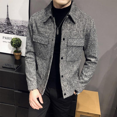 Chaqueta Slim Fit Acolchada para Hombre - Estilo Moderno y Cálido - Image 3