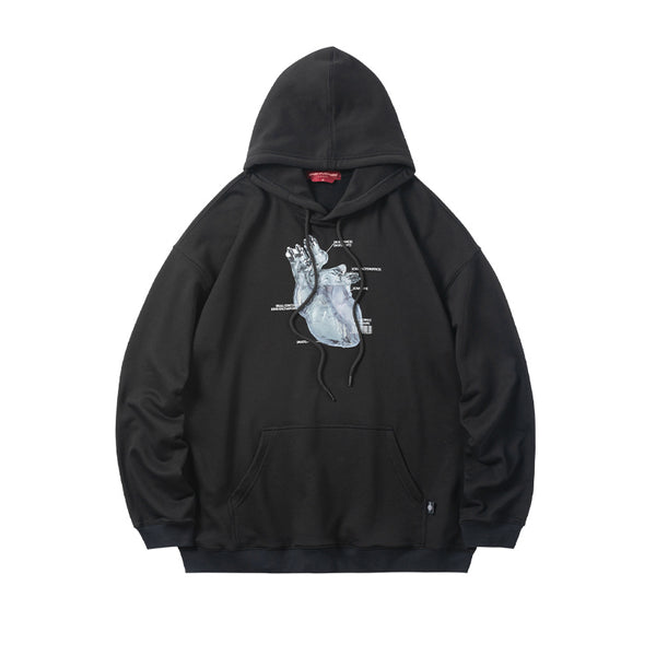 Sudadera con Capucha Corazón Transparente - Diseño Versátil y Moderno - Image 3