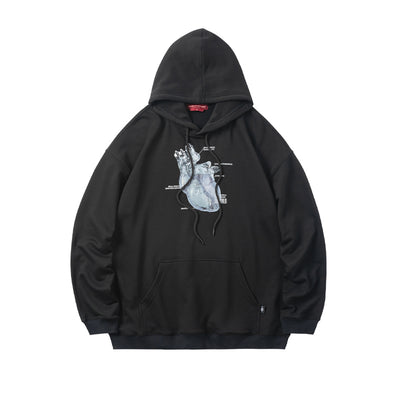 Sudadera con Capucha Corazón Transparente - Diseño Versátil y Moderno - Image 3