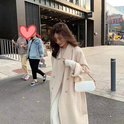 Abrigo de Lana Estilo Hepburn Elegante para Otoño e Invierno - Image 3