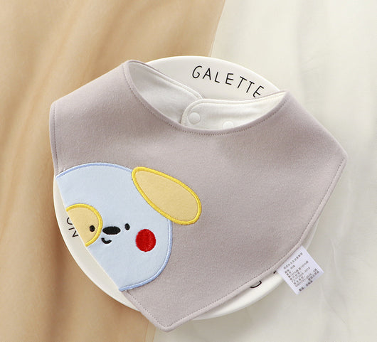 Babero de Algodón Suave para Bebé con Diseño de Dibujos Animados - Image 11