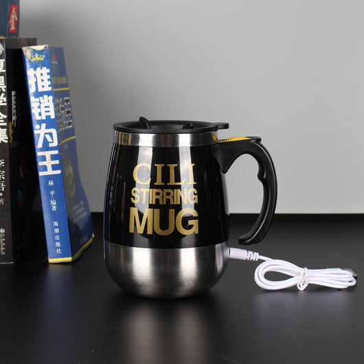 Taza Mezcladora Eléctrica Magnética con Carga USB - Image 5