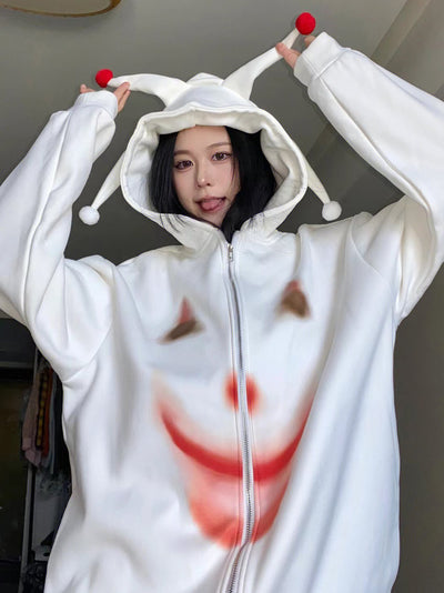 Suéter Blanco Oversize Joker para Mujer - Image 3