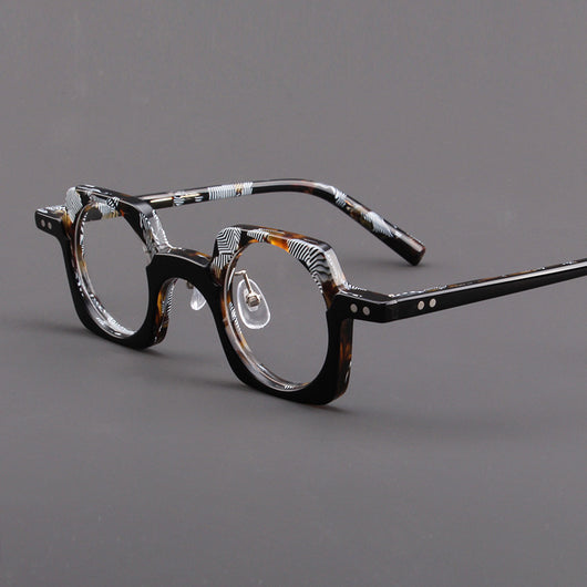 Gafas Retro Marco Cuadrado Espejo Ligero - Image 11