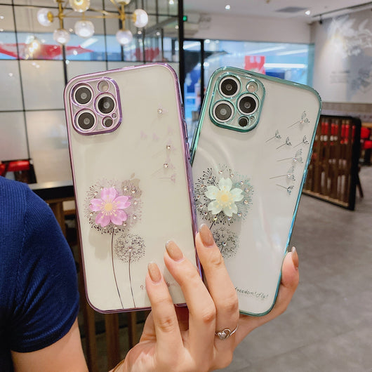 Funda Giratoria 3D con Flores Lindas y Soporte para Teléfono - Image 13