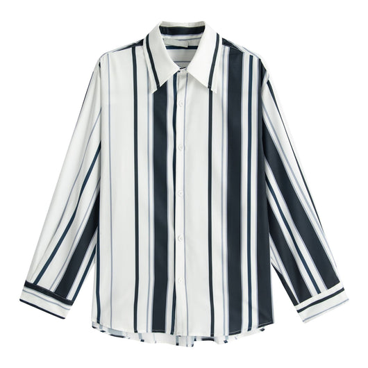 Camisa Retro a Rayas Estilo Hong Kong para Hombre con Diseño Exclusivo - Image 3