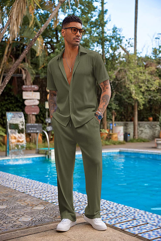 Pantalón Corto Suelto de Ocio - Traje Deportivo Casual - Image 21