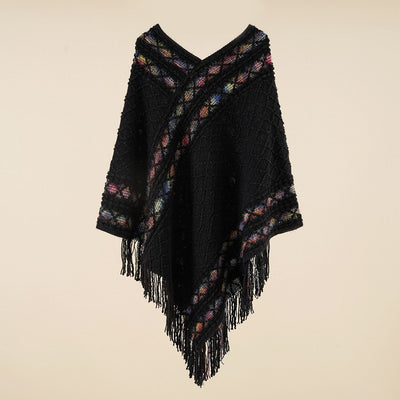 Chal Pullover Étnico con Diseño de Diamantes - Image 8