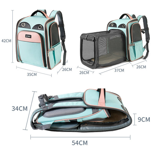 Mochila Transportadora para Mascotas Expandible y Plegable - Image 8