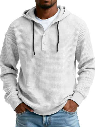 Suéter Hoodie Entallado con Cierre Medio para Hombre - Image 9
