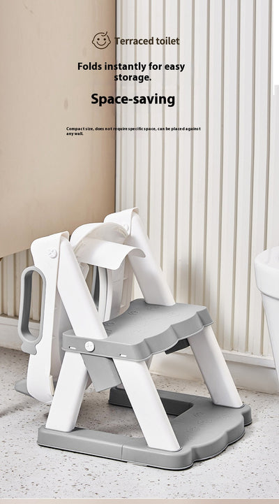 Escalera de Baño Infantil con Asiento de Inodoro y Reposapiés - Image 22