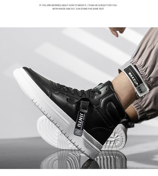 Botines Blancos para Hombre Estilo Coreano - Image 20