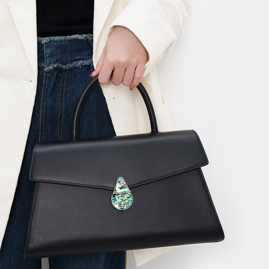 Bolso Bandolera de Cuero para Mujer - Gran Capacidad y Estilo Portátil