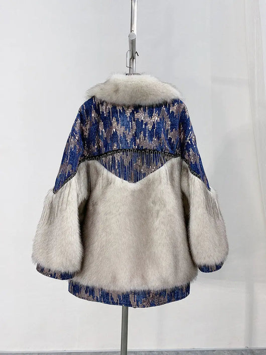 Abrigo Largo de Lana de Cordero para Mujer - Diseño Elegante y Cálido - Image 34