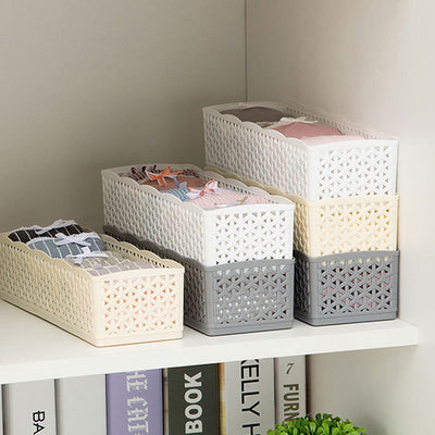 Organizador de Plástico Apilable 5 Compartimentos para Ropa Interior y Calcetines - Image 35