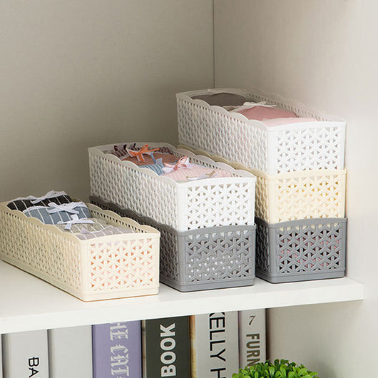 Organizador de Plástico Apilable 5 Compartimentos para Ropa Interior y Calcetines - Image 35