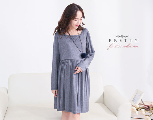 Vestido de Maternidad y Lactancia - Estilo Elegante para Mamá e Hijo - Image 15