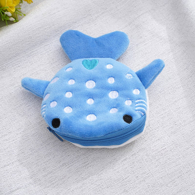 Monedero Infantil Tiburón de Peluche con Dije Adorable - Image 7