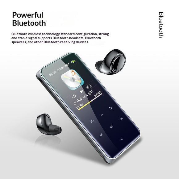 Reproductor MP4 Portátil M22 con Pantalla Táctil 1.8" y Bluetooth para Estudiantes