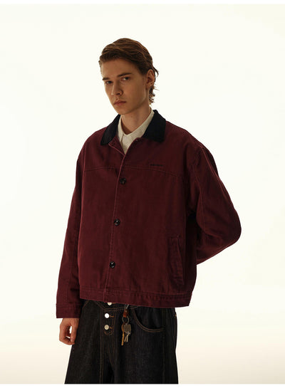 Chaqueta de Trabajo Retro Corta para Hombre - Image 12