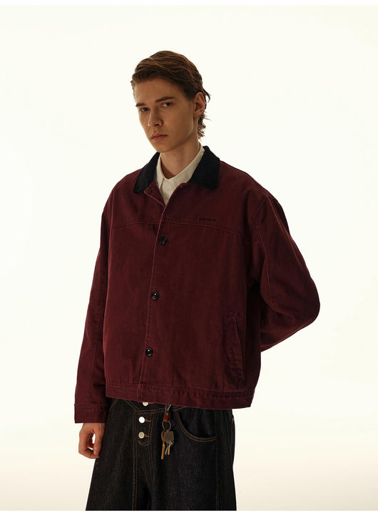 Chaqueta de Trabajo Retro Corta para Hombre - Image 12