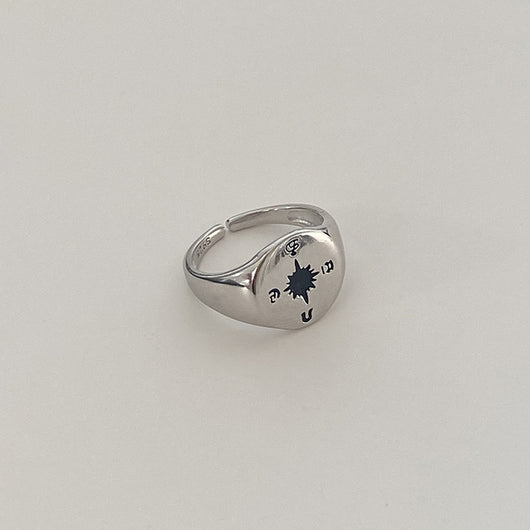 Anillo de Plata Esterlina con Elemento Tallado - Image 3
