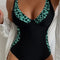 Black and Green Leopard Print