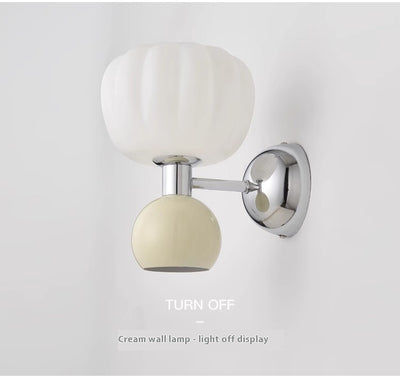 Lámpara de Pared Calabaza Crema para Dormitorio Principal - Image 22