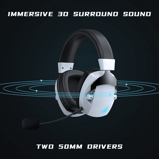 Auriculares Inalámbricos Bluetooth 24g con RGB y Micrófono Enchufable - Image 10