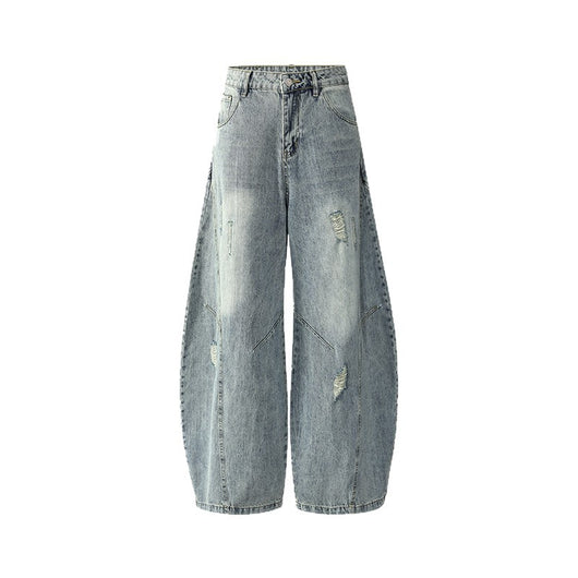 Pantalones Vaqueros Vintage Estilo Americano Bootcut Talle Ancho Lavado - Image 5