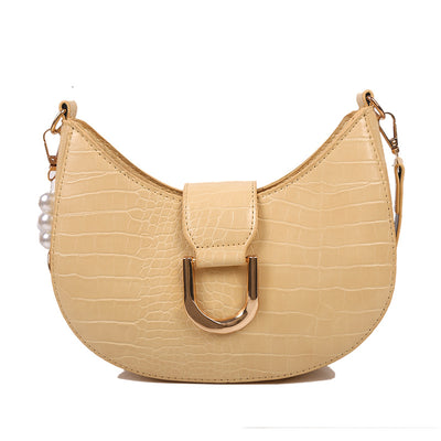 Bolso Baguette Texturizado en Color Sólido - Image 6