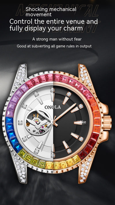 Reloj Automático para Hombre con Correa de Acero Inoxidable Macizo - Image 15