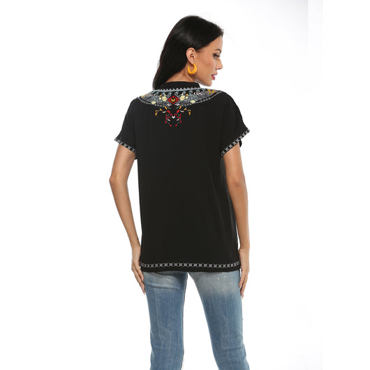 Blusas Cortas Bordadas para Mujer - Estilo Moderno y Elegante - Image 4