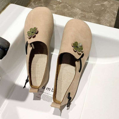 Zapatos Retro Ligeros para Mujer con Estampado de Arvejas - Image 4