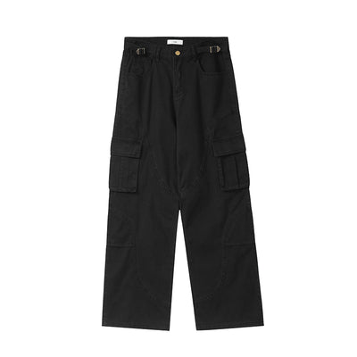 Overol Holgado Estilo Americano Desgastado para Otoño e Invierno - Image 12