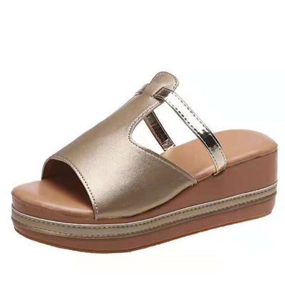 Sandalias Cuña Punta Abierta Casual para Mujer - Image 5