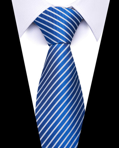 Corbata Ejecutiva a Rayas 8cm - Elegancia Profesional - Image 60