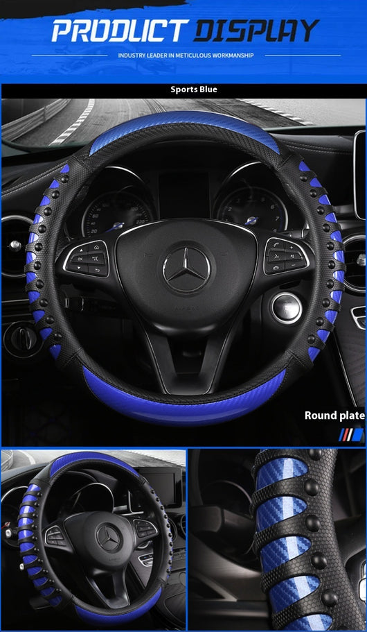 Funda de Volante de Cuero y Silicona para Todas las Estaciones - Image 26