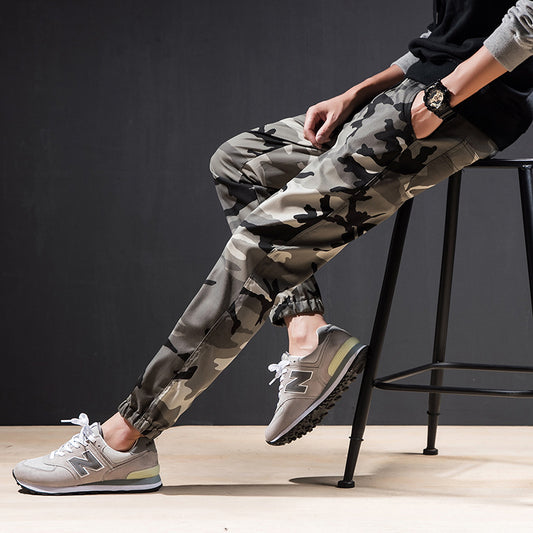 Pantalones Deportivos con Ajuste en Tobillo