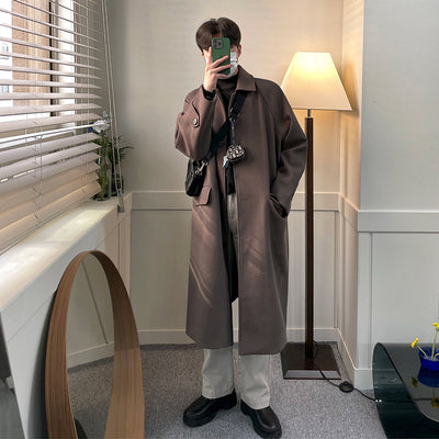 Abrigo Largo de Lana para Hombre - Otoño e Invierno - Image 13