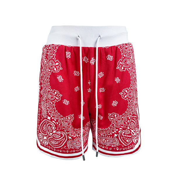 Shorts Deportivos Holgados Casuales Estampado Flor de Marañón para Hombre - Image 5