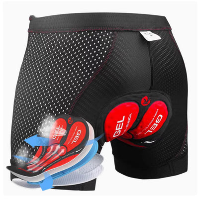 Shorts de Ciclismo para Hombre Negros Transpirables - Image 6